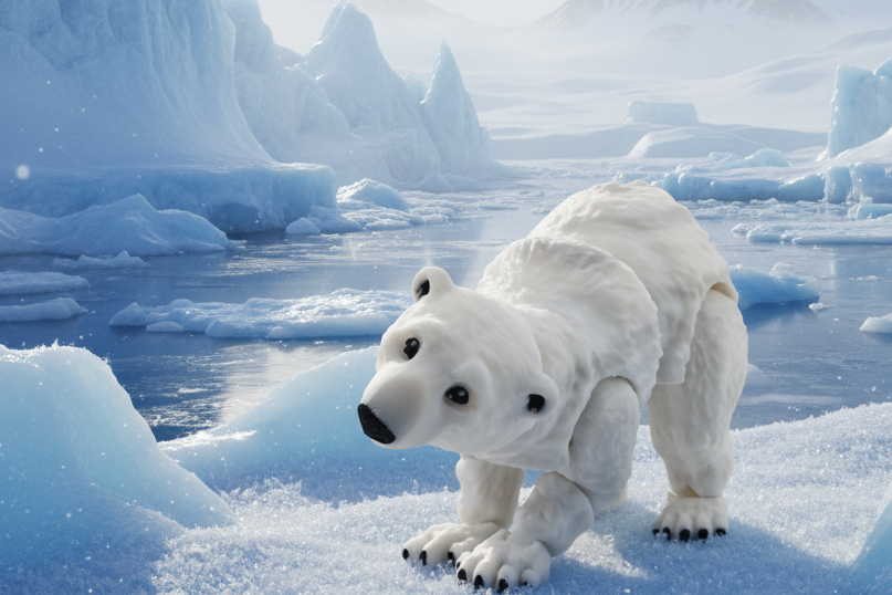Polar Bear - Articulated Toy
