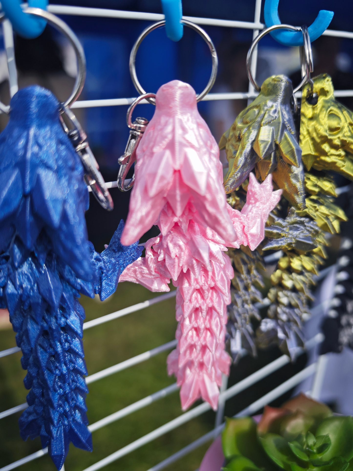 Crystal Dragon Keyring