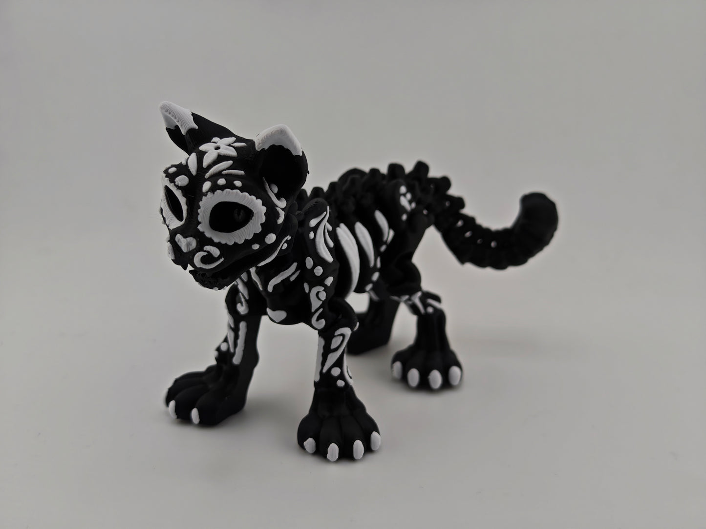 Skelly Cat/Dog Day of the dead style