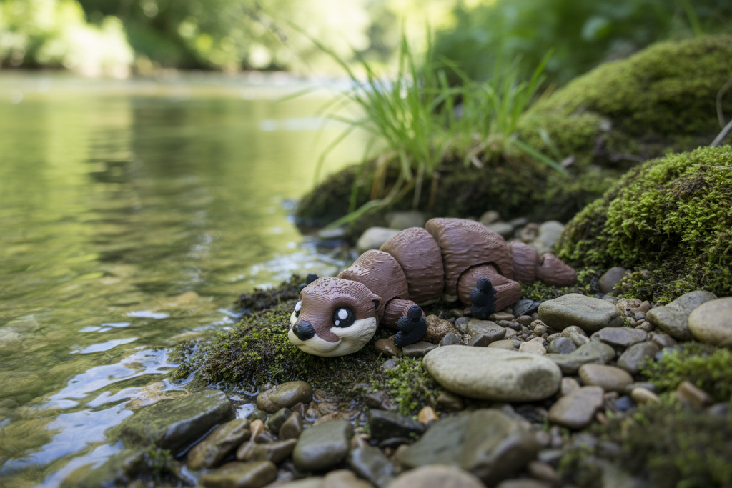 Mini River Otter - Articulated Animal