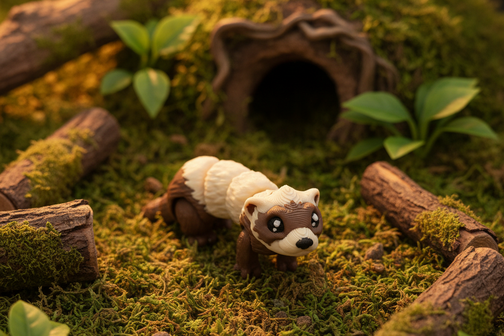 Ferret Articulated Animal Fidget