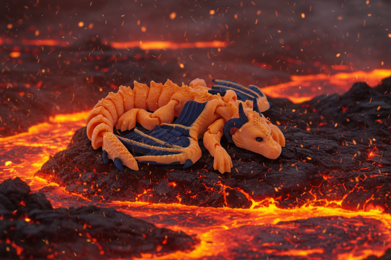 Fred the Flying Dragon – Articulated