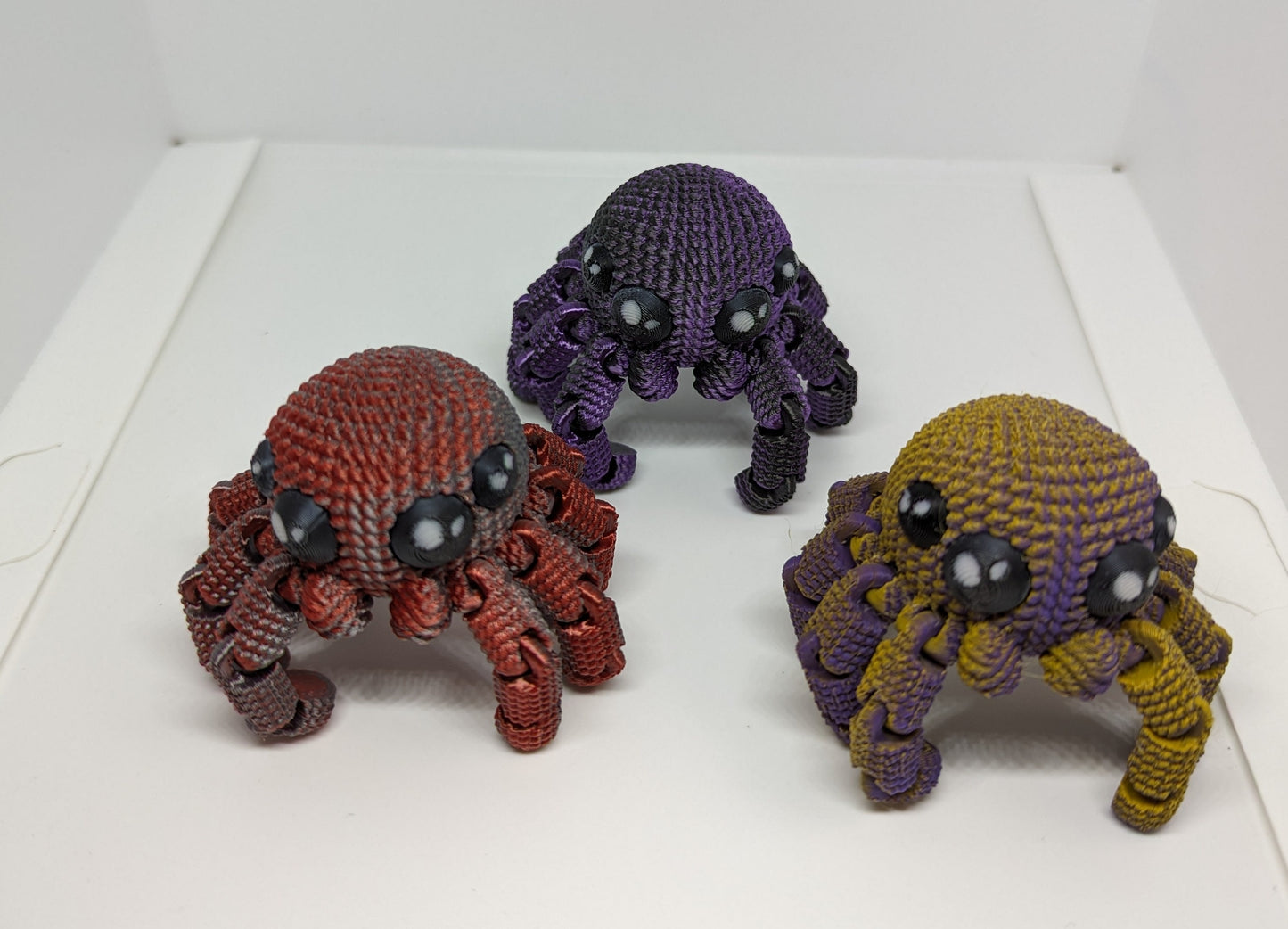 Crochet Woven Flexi Spiders