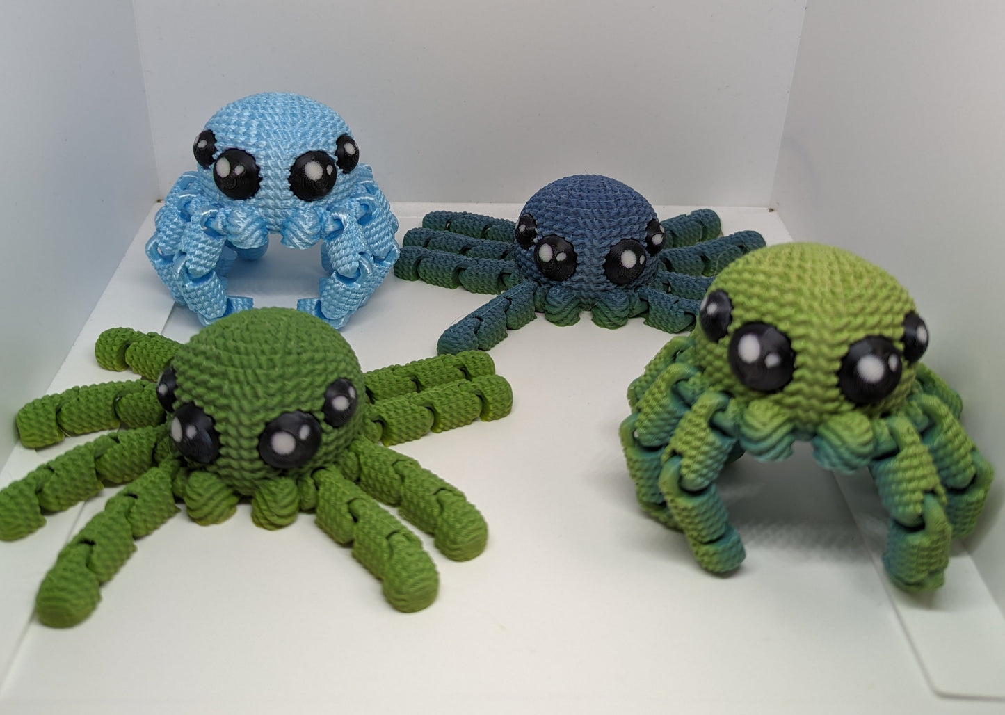 Crochet Woven Flexi Spiders