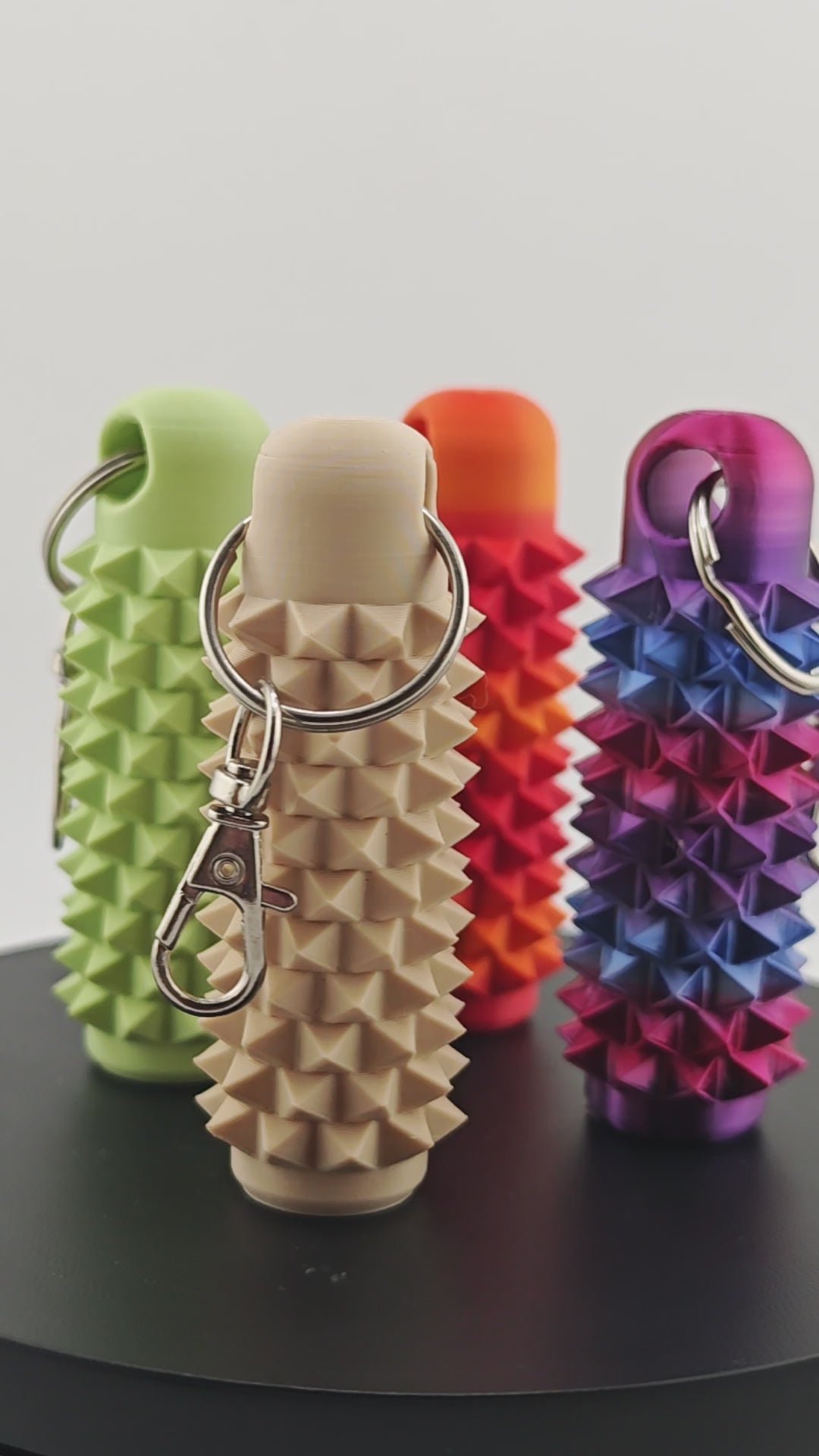 Calm Clicks – Spike Grip Sensory Fidget Keychain