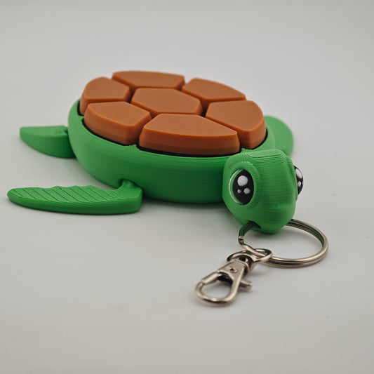 Turtle 7-Button Fidget Clicker – Quiet Desk & Pocket Fidget Calm Clicks