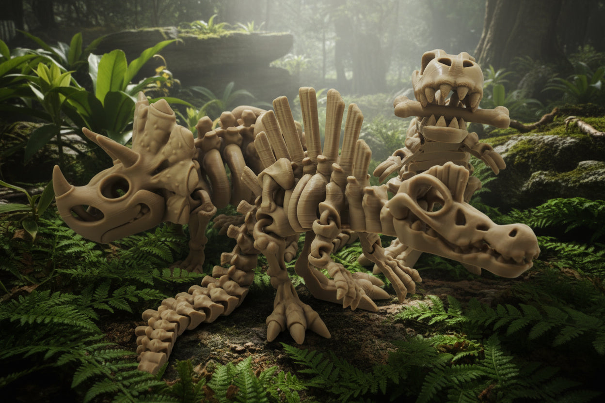 Dinosaur Skeletons Articulated