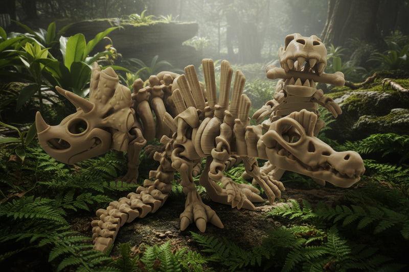Dinosaur Skeletons Articulated