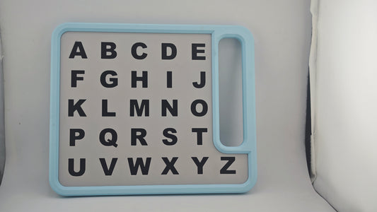 Alphabet chart for non verbal communication