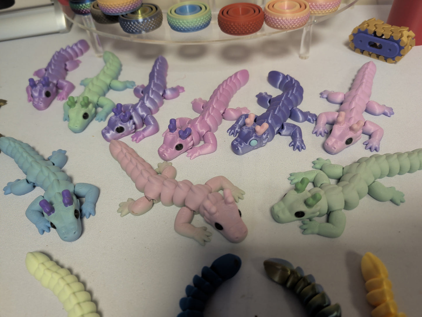 Sid the Short Dragon – Mini Articulated Fidget & Desk Toy