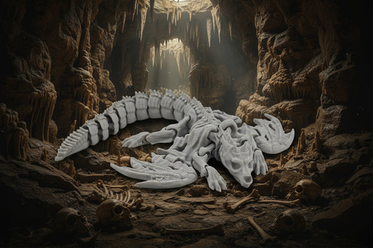 Fred the Skeleton Flying Dragon – Articulated