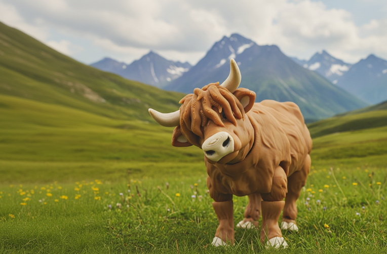 Highland Cow - Articulated Animal