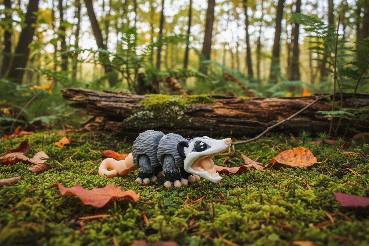 Opossum Articulated Animal Fidget