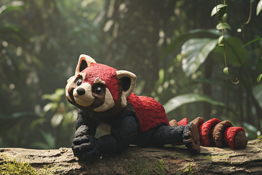 Red Panda Articulated Animal