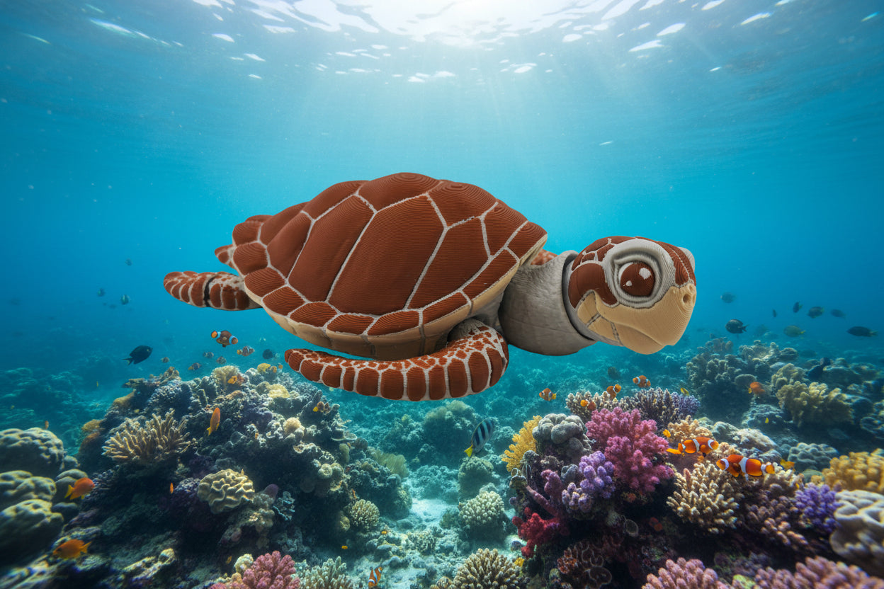 Turtle -  Articulated Fidget & Desk Toy
