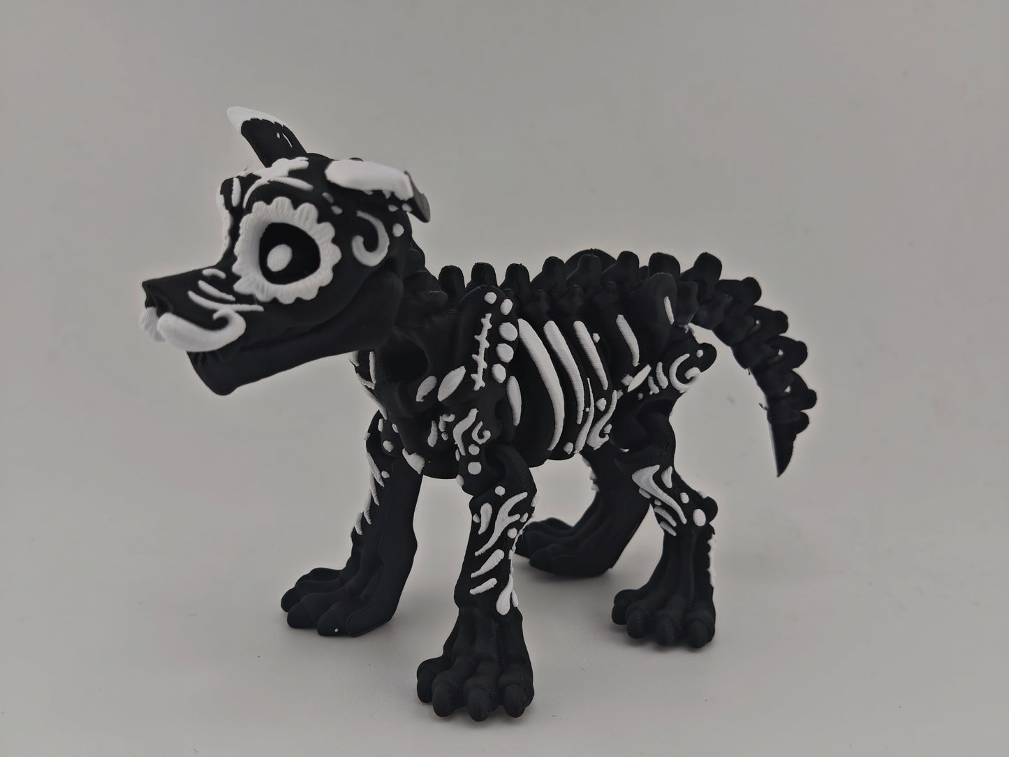 Skelly Cat/Dog Day of the dead style